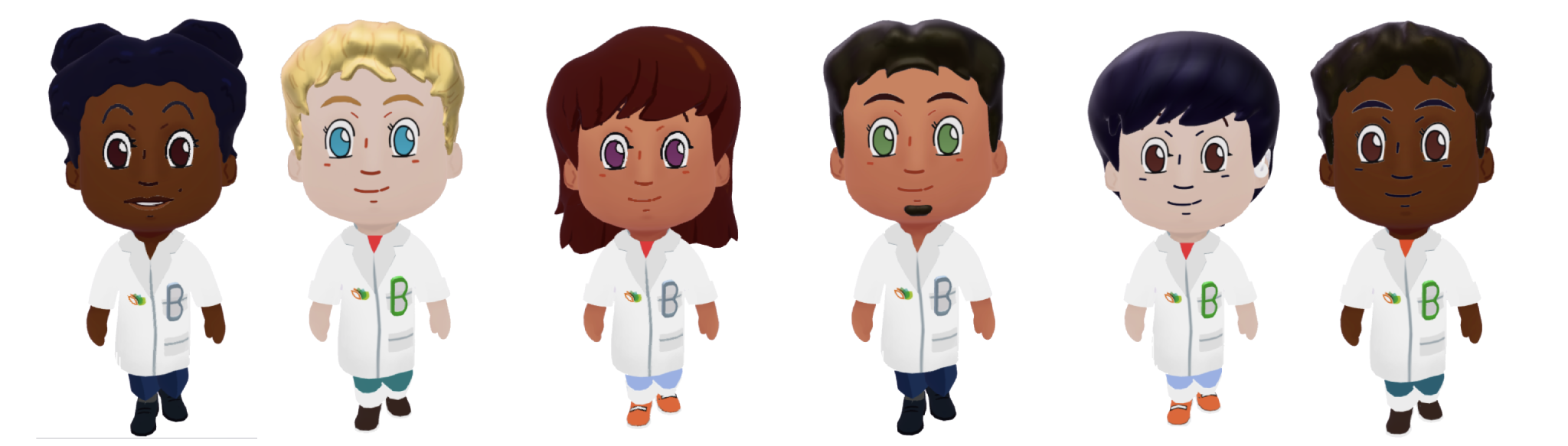 6 new characters in a row